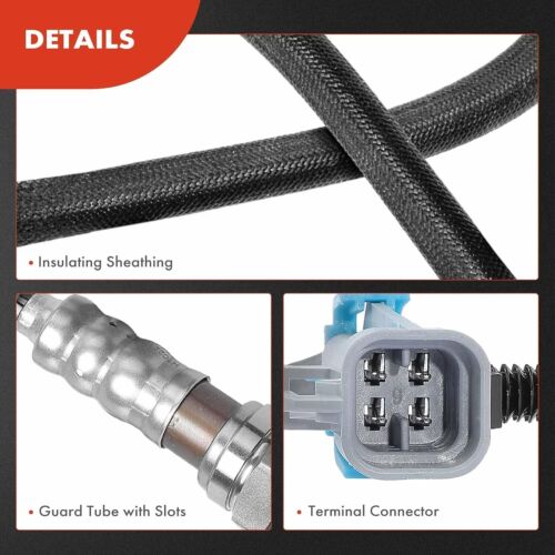 Set of 4 O2 Oxygen Sensor (UPstream and Downstream) Compatible with Chevy, - Picture 2 of 7