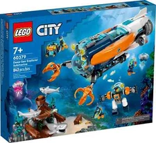 60379 DEEP-SEA EXPLORER SUBMARINE shark lego city town legos set NEW