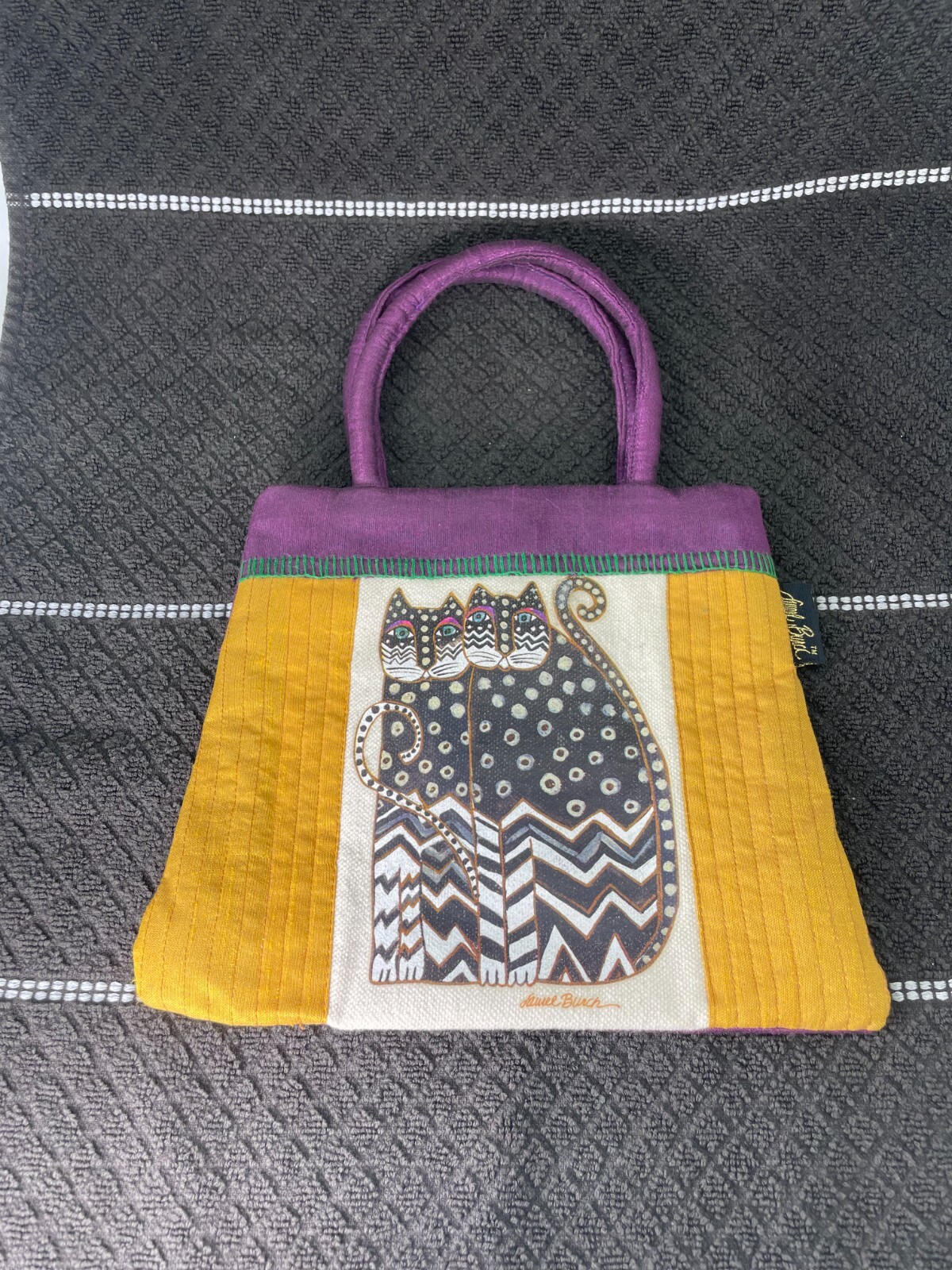 Laura Burch Sun-N-Sand Accessories Cotton Hand Bag Purse
