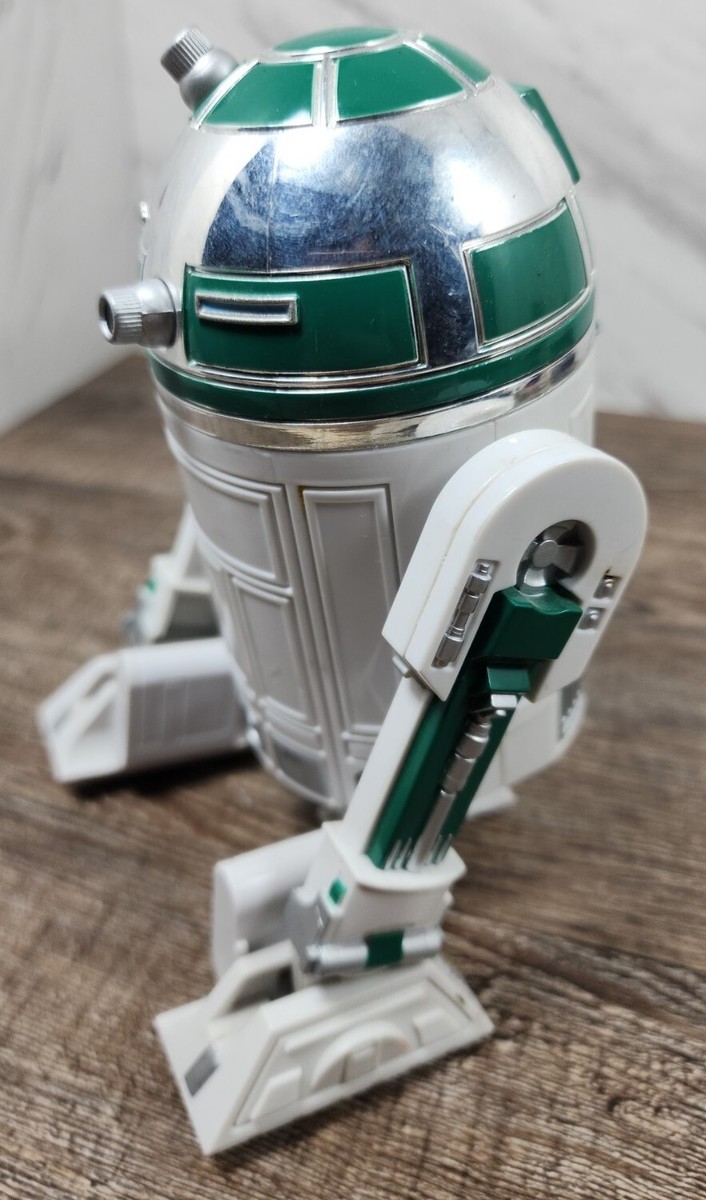 ☆Vintage☆ ~1997 Hasbro Kenner Star Wars R2-D2 Green Action ☆Vintage☆ ~1997 Hasbro Kenner Star Wars R2-D2 Green Action