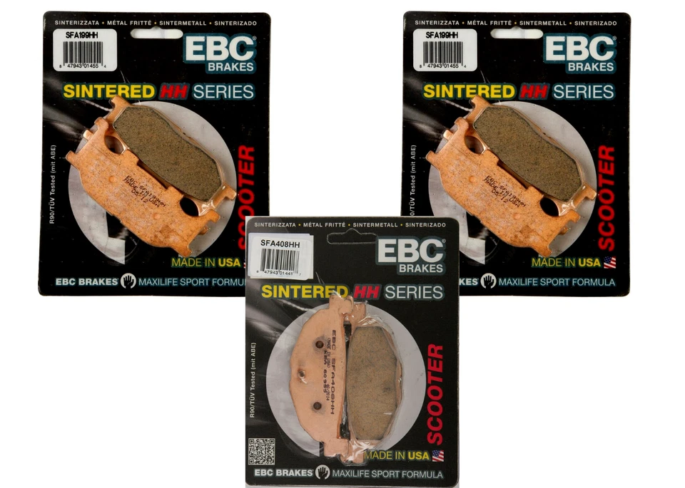 Set N3 Disques de Frein N3 Plaquettes Pour Scooter Yamaha T Max 500 Du 2004 2007 - Photo 3/4