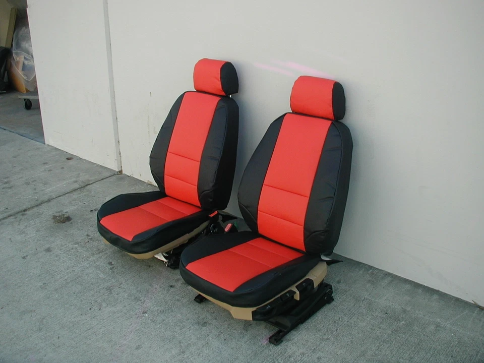 para bmw serie 3 e36 1992-99 s. cuero ajuste personalizado 2 fundas asiento delantero 13 colores Foto 2 de 4