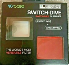 Switch-Dive Snorkeling Scuba Diving Filter Set for Hero4 3 3" NWT, H6826
