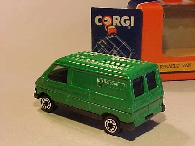 3 INCH 1980 Renault Trafic Van PTT Telecom Corgi 1/64 Diecast Mint in Box - Image 3 of 4