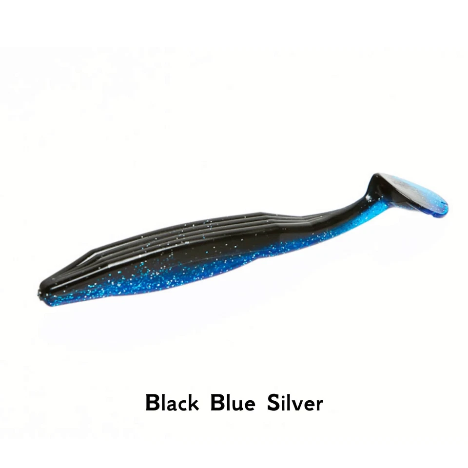 Zoom Swimmin Super Fluke 5" cola de paleta suave señuelo de pesca cebo perca lucio plantilla Foto 4 de 4
