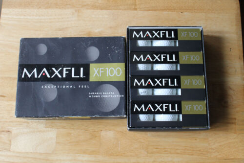 Vintage Maxfli XF 100 Balata golf ballsHard to find NEW 2 dozen