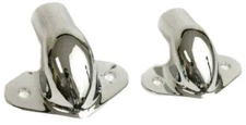 47-53 Chevy/GMC Truck Chrome Tailgate Hinge Trunnion Set (Pair)