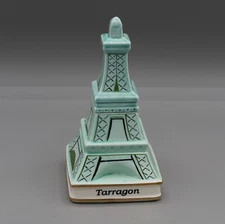 Danbury Mint Spices of the World Spice Jar Tarragon France Eiffel Tower