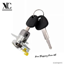Front Driver Side Door Lock Cylinder W/2Keys Fits for 2001-2006 Hyundai Elantra