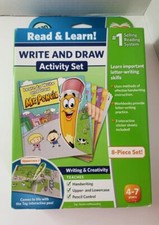 Leap Frog Read  Learn Write And Draw Activity Set Book TAG Handwriting NIB