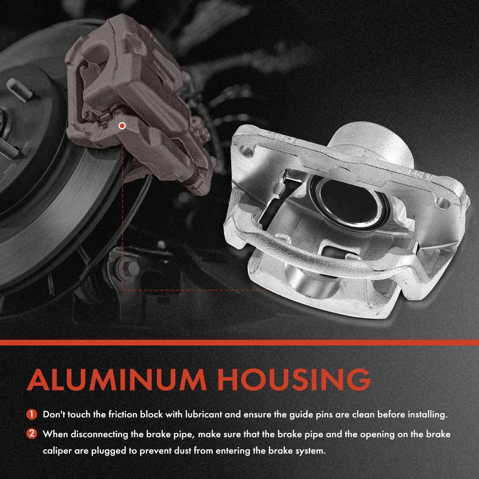 12x Pastillas de freno delanteras y traseras de cerámica + pinza para Toyota Avalon 2000-2004 V6 3,0 L Foto 4 de 4