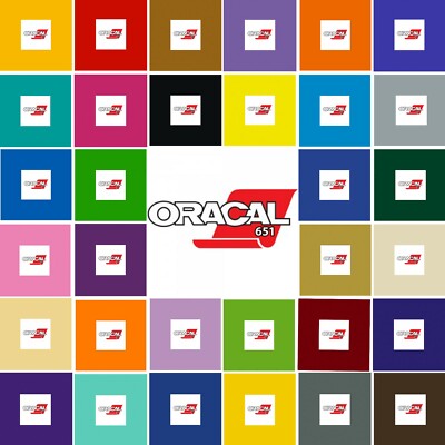 A4 Vinylfolien - Oracal 651 - selbstklebend - Hochglanzpolymer - jede Farbe