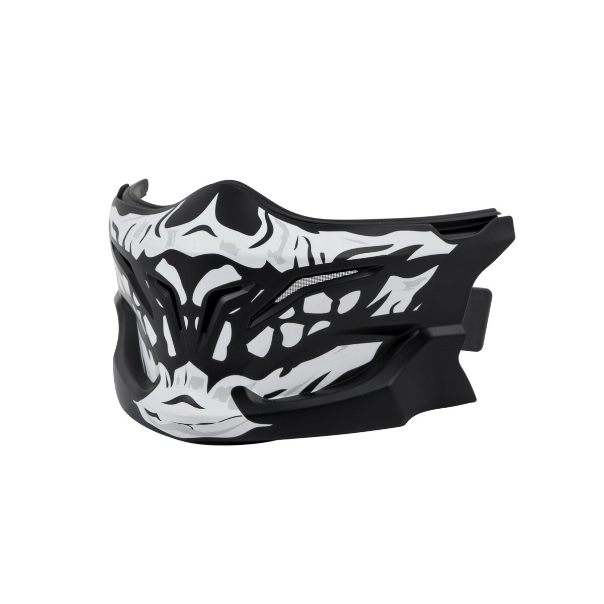 Scorpion Exo-Covert Skull Helmet Face Mask Black & White - P/N 75
