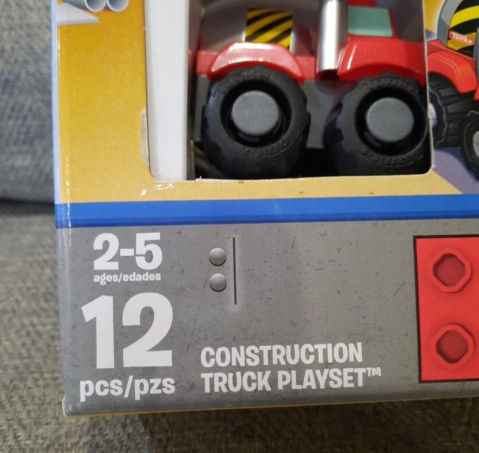 TONKA Mighty Builders Construction Truck Playset Take Apart Building Bricks New - Image 2 of 4