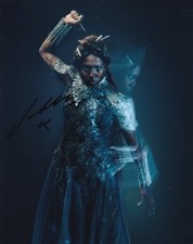 JADE ANOUKA signed Autogramm 20x25cm HIS DARK MATERIALS in Person autograph COA