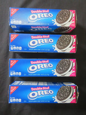  4 Boxes Nabisco Double Stuf Oreo Chocolate Sandwich Cookies 5.6 Oz Each