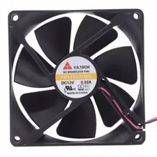 1PCS FD129225MB DC12V 0.22A 2-Wire Dual Ball Bearing Cooling Fan