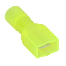 NEW Install Bay YNMD250F Yellow Nylon Male Quick Disconnect 12-10 Gauge .250 1YR