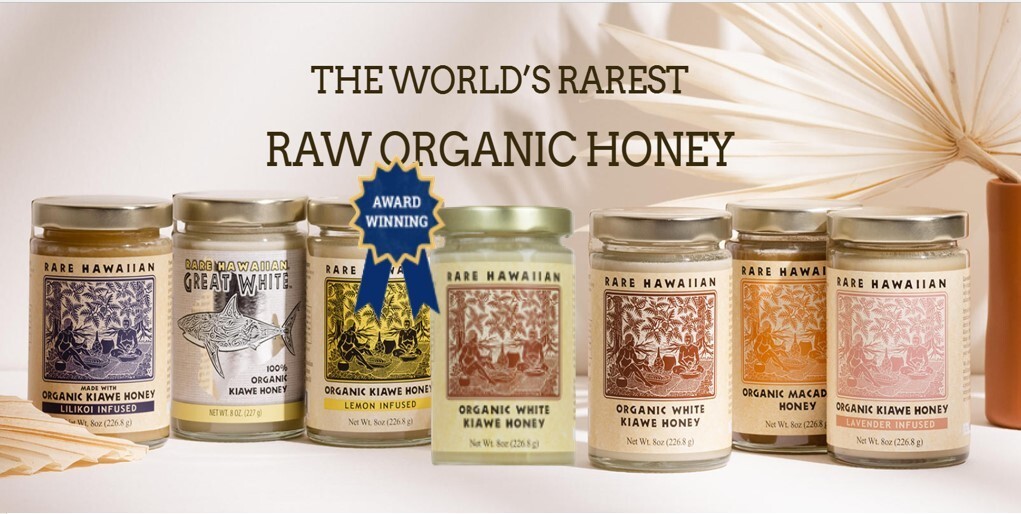 Rare Hawaiian Company - Organic White Kiawe Honey 8 oz Jar | eBay