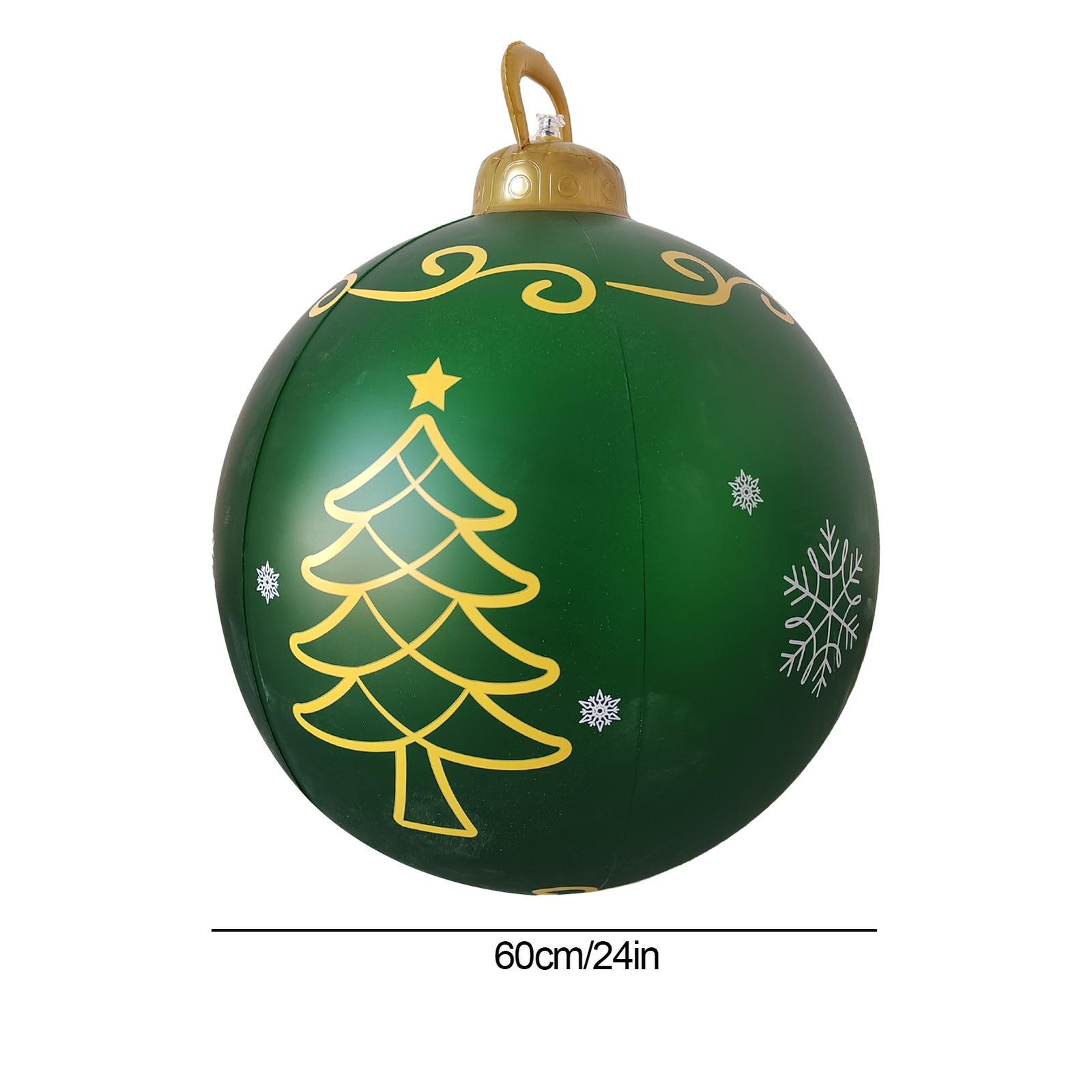 60cm Christmas Gift Inflatable Ball Home Decoration Outdoor Christmas
