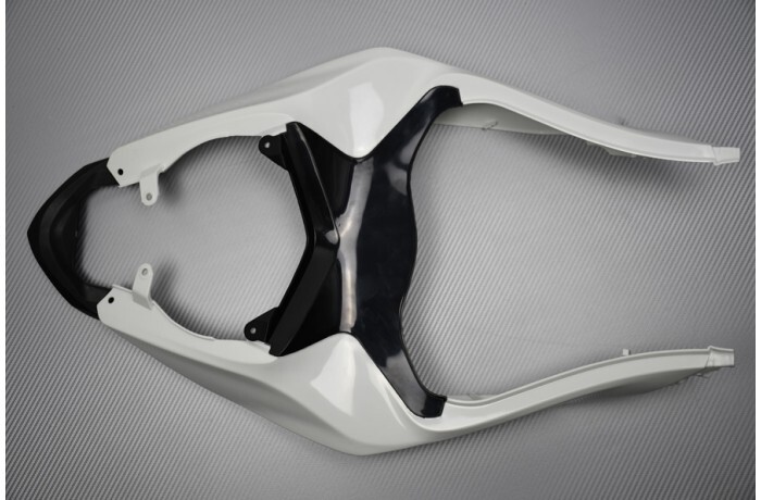 Carénage arrière en ABS brut et feu LED clair haute visibilité pour Kawasaki ZX6R