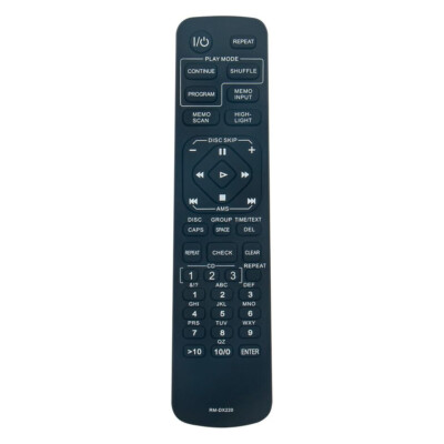RM-DX220 Replace Remote Control for Sony Disc Player CD Changer CDP-CX235