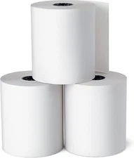 New ! Staples Bond Paper Rolls, 1-Ply, 3" x 128', 10/Pack (18211-CC)