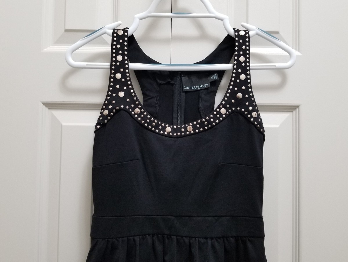 cynthia rowley skater dress Cynthia Rowley Black Skater Dress