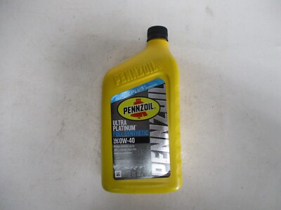 NEW Pennzoil Ultra Platinum Full Synthetic SRT Motor Oil SAE 0W-40 NOS