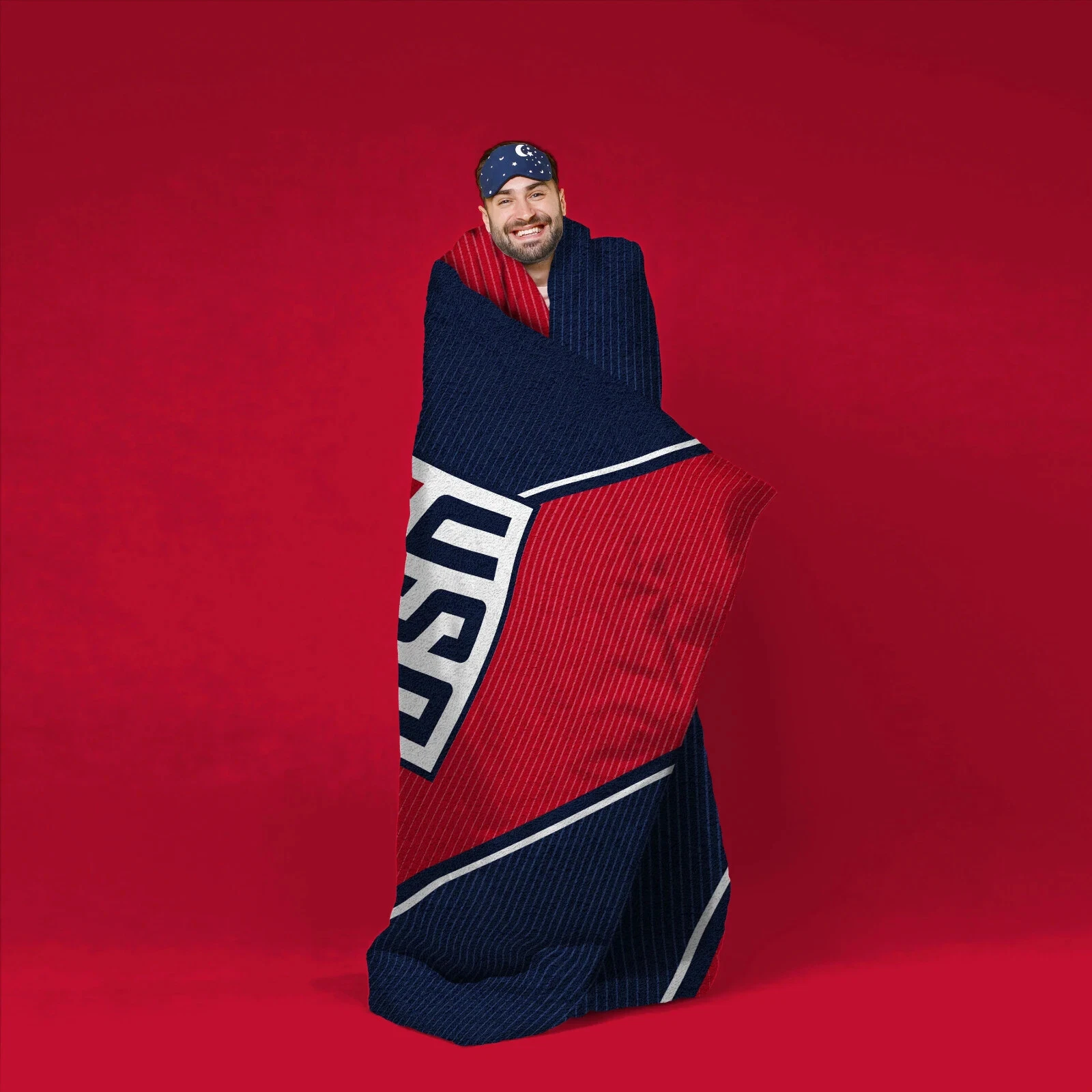 Sleep Squad US Soccer Federation LogoFleece Blanket