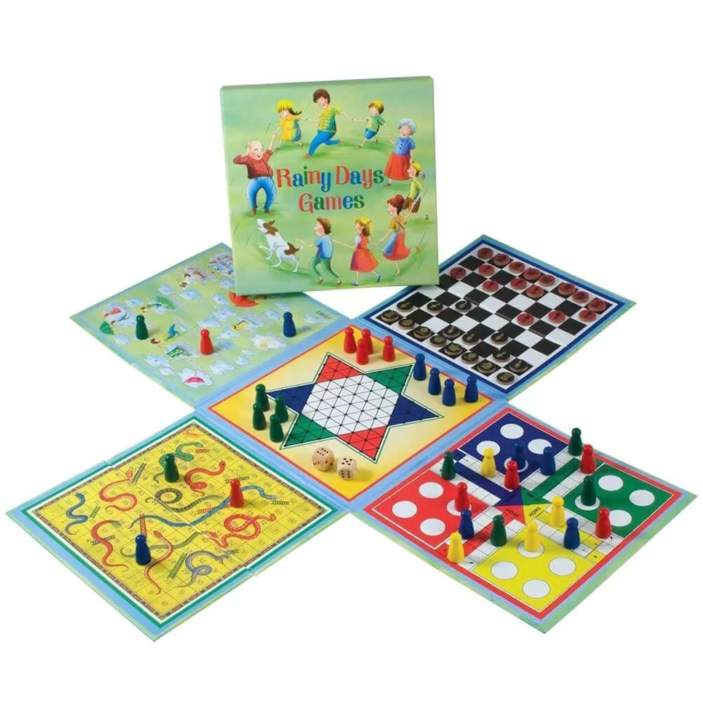 Toyland® 20 Piece Ludo Game With Foldable Board & Storage Box - Traditional  Family Board Games - Ages 3+