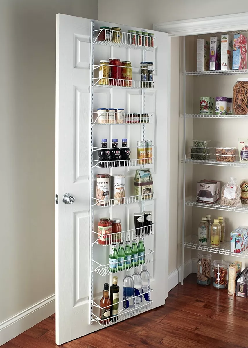 Full Door Mounted Spice Rack, Pantry Door Spice Rack, Door Spice Rack, Back  of Door Spice Rack, Pantry Door Storage, Spice Rack for Door, 