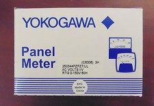 YOKOGAWA 250344PZPZ7 UL 0-150 Volt AC Panel Meter  C6306 RTG 0-150V 0-150 VAC