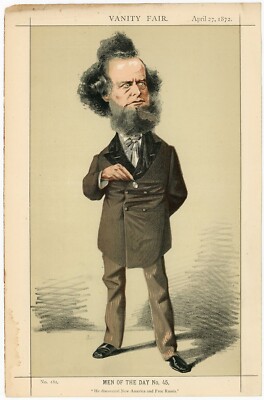 Original Vanity Fair Druck von Mr. William Hepworth Dixon V510
