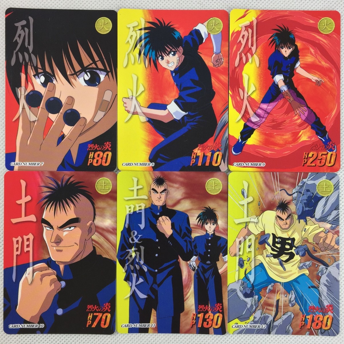 Flame of Recca Carddass 42 Cards Complete Set Bandai 1998 Japan | eBay