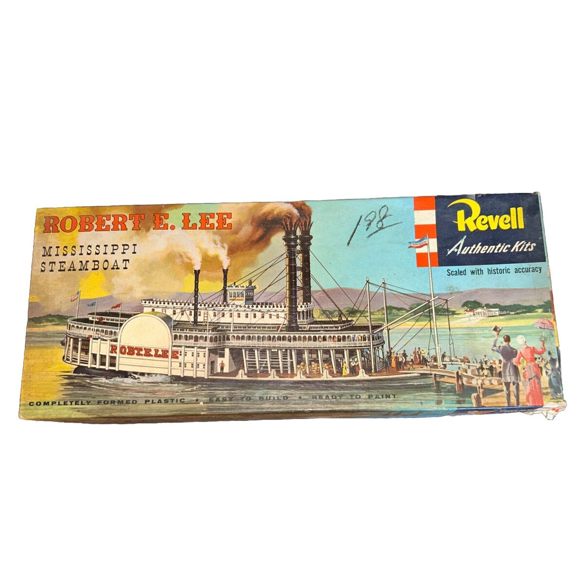 Revell H-328:198 Robert E. Lee Mississippi Steamboat 1956 Revell H-328:198 Robert E. Lee Mississippi Steamboat 1956