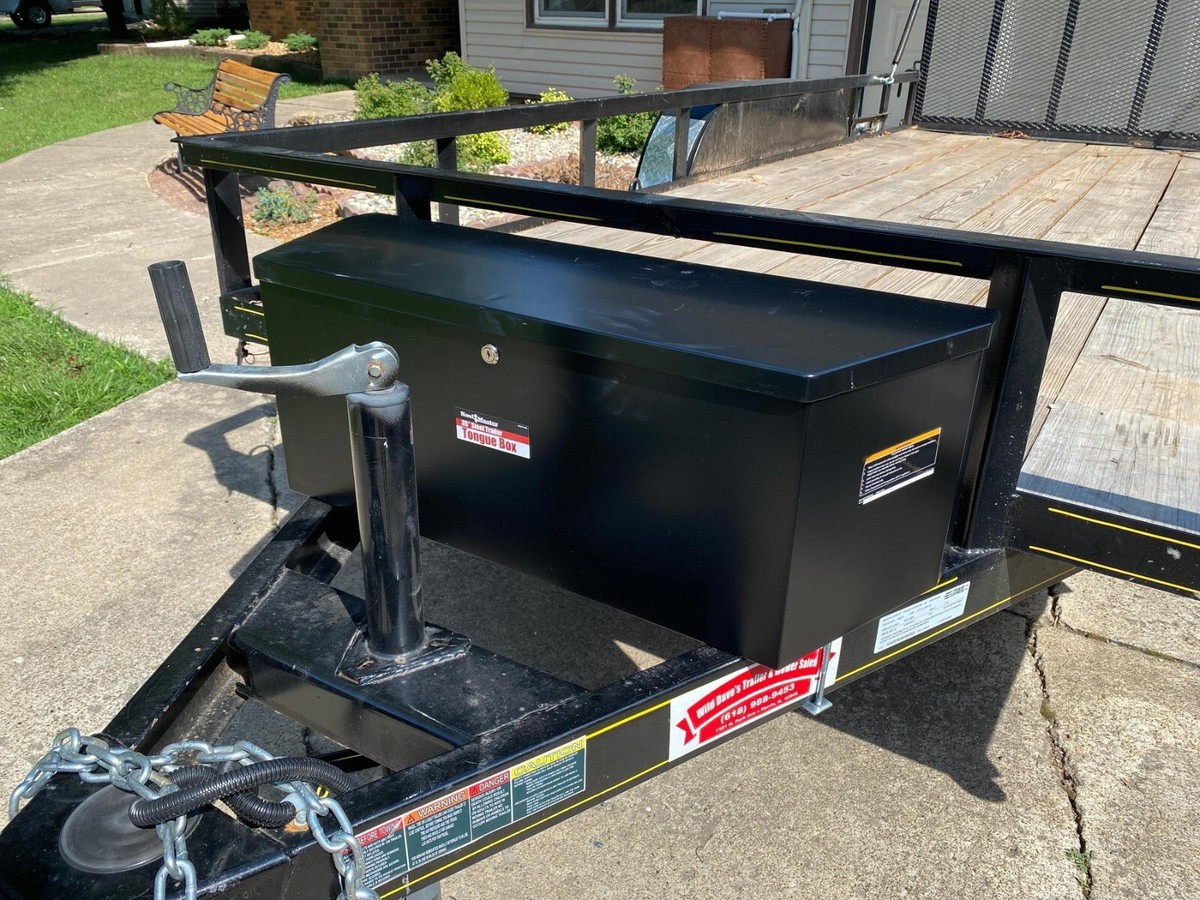 2.31 Cu. Ft. Steel Trailer Tongue Box | eBay