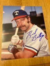 Rangers Dick Billings signed 8x10 WCOA 