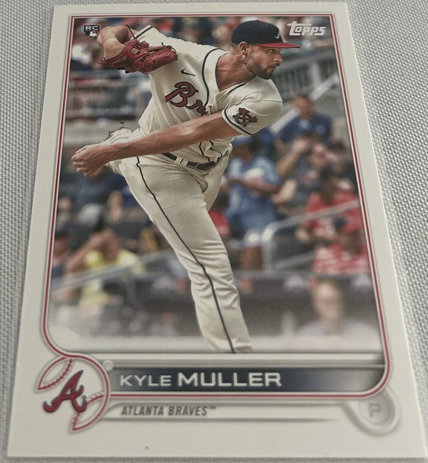 2022 Topps Baseball Series 1 Kyle Muller Atlanta Braves rookie card #30