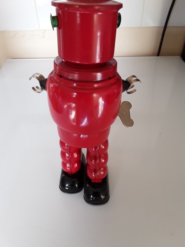 Toy wind-up clockwork toy Robot collectable. Great stocking filler! WORKING - Picture 3 of 4