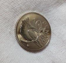 1973 British Virgin Islands 10 Cents Proof - Ringed Kingfisher - Elizabeth II