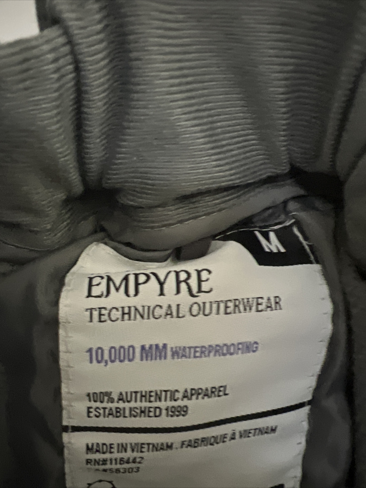 Empyre Technical Outerwear Jacket Multicolor Plai… - image 3