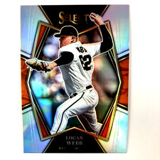 Logan Webb 2022 Panini Select Holo Prizm Parallel #141 MLB San Francisco Giants
