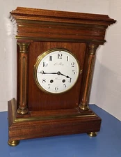 FINE LARGE LE ROY PARIS FRENCH VINCENTI BRACKET CHIME CLOCK 8 DAY WORKING c.1880