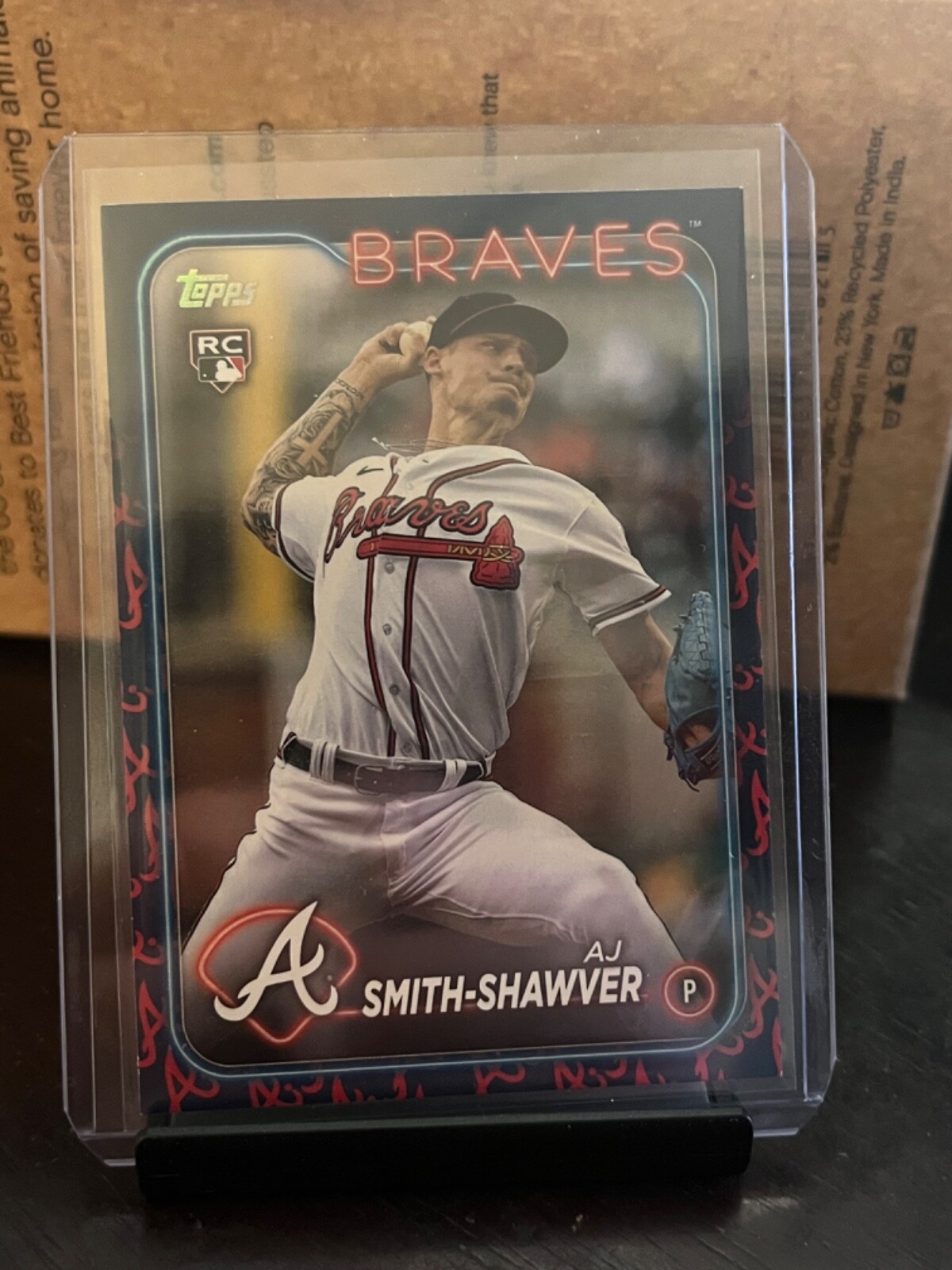 2024 Topps Series 1 - Team Color Border #117 AJ Smith-Shawver (RC)