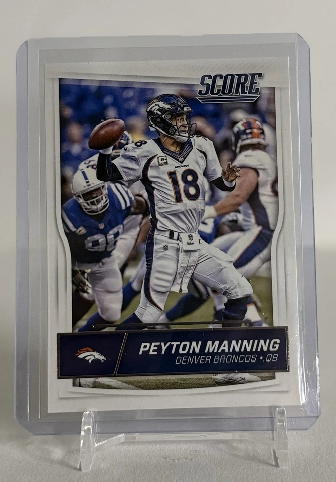 (4) Peyton Manning Cards 2 From 2007 Score 1 From 1999 Top And 1 From 2016 Score - Image 4 of 4