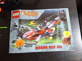 4793 LEGO Alpha Team: Ogel Shark Sub, Complete w/ Manual