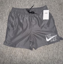 Nike Swim Shorts 5  Grey Size Men  s Medium NESSA566-018