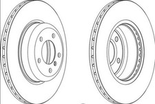 2x VAICO Bremsscheiben Vorne für BMW Z4 Roadster (E89) 348mm V20-80018