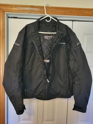 Tourmaster  Motorcycle Jacket Mens Large (46) Black Jett Series 3